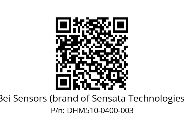  DHM5_10//RG59//00400//G6R// Bei Sensors (brand of Sensata Technologies) DHM510-0400-003