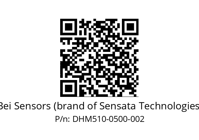  DHM5_10//RG59//00500//G6R// Bei Sensors (brand of Sensata Technologies) DHM510-0500-002