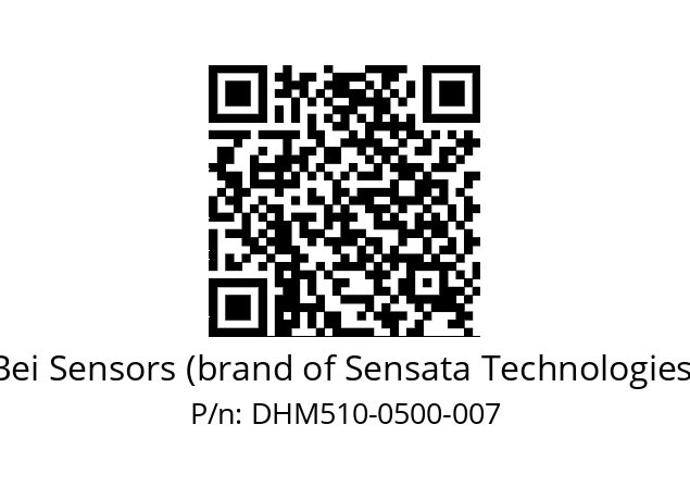  DHM5_10//RP59//00500//G3R020// Bei Sensors (brand of Sensata Technologies) DHM510-0500-007