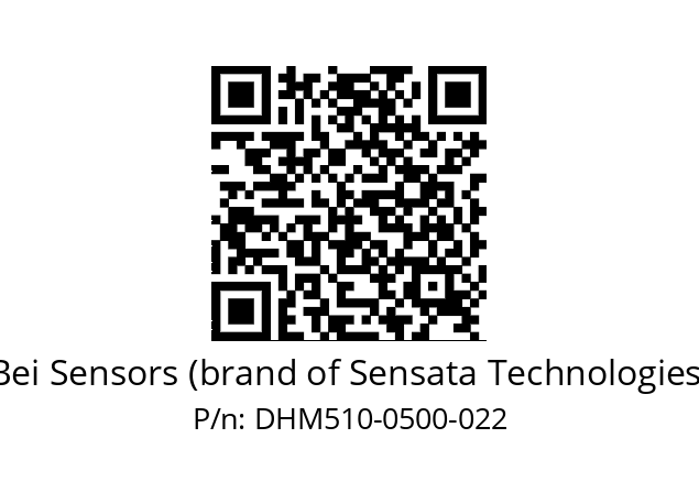  DHM5_10//RG52//00500//G2R//---- Bei Sensors (brand of Sensata Technologies) DHM510-0500-022