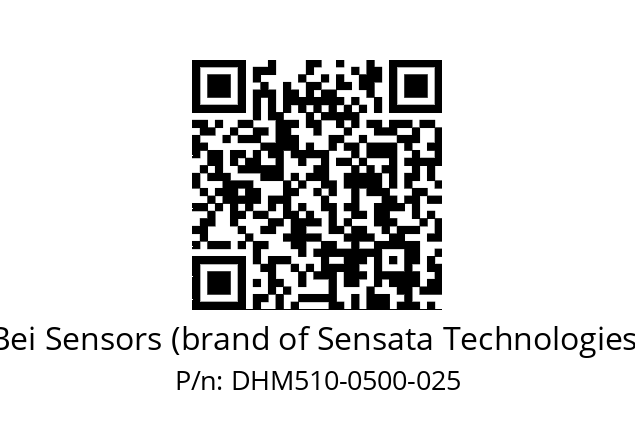  DHM5_10//RG5I//00500//G1A// Bei Sensors (brand of Sensata Technologies) DHM510-0500-025