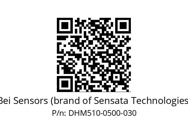  DHM5_10//5GT2//00500//G2R// Bei Sensors (brand of Sensata Technologies) DHM510-0500-030