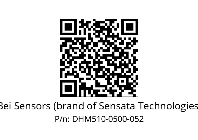  DHM5_10//RP59//00500//G6R//--05-- Bei Sensors (brand of Sensata Technologies) DHM510-0500-052