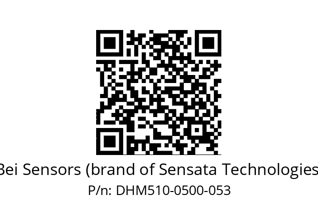  DHM5_10//RG51//00500//G2A// Bei Sensors (brand of Sensata Technologies) DHM510-0500-053