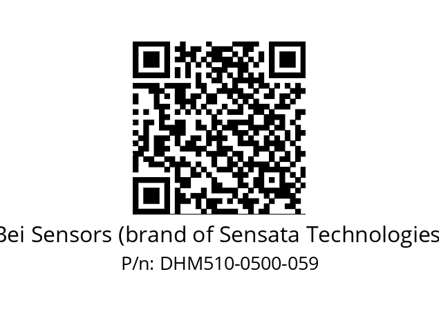  DHM5_10//RG58//00500//G6A// Bei Sensors (brand of Sensata Technologies) DHM510-0500-059