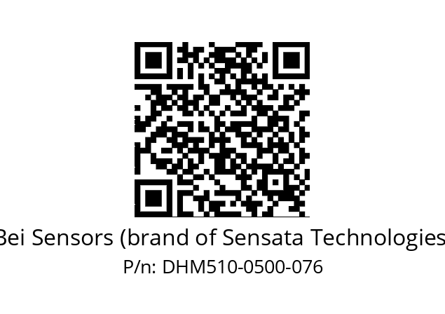  DHM5_10//RG29//00500//G8A// Bei Sensors (brand of Sensata Technologies) DHM510-0500-076