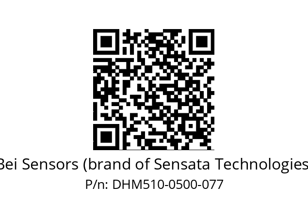  DHM5_10//RG59//00500//G3R100//--03-- Bei Sensors (brand of Sensata Technologies) DHM510-0500-077