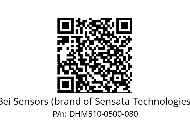  DHM5_10//RG51//00500//G4R//--05-- Bei Sensors (brand of Sensata Technologies) DHM510-0500-080