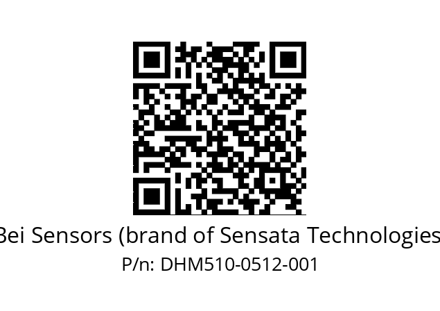  DHM5_10//RG59//00512//G6R// Bei Sensors (brand of Sensata Technologies) DHM510-0512-001