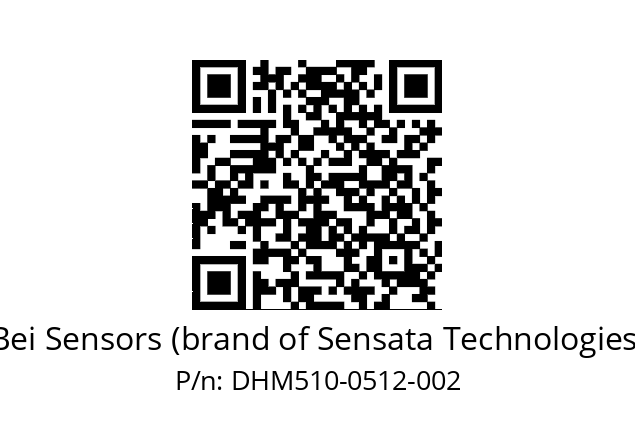  DHM5_10//2G29//00512//G3R020// Bei Sensors (brand of Sensata Technologies) DHM510-0512-002