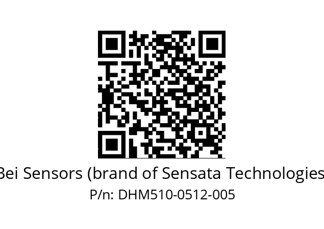  DHM5_10//RG29//00512//G6R// Bei Sensors (brand of Sensata Technologies) DHM510-0512-005