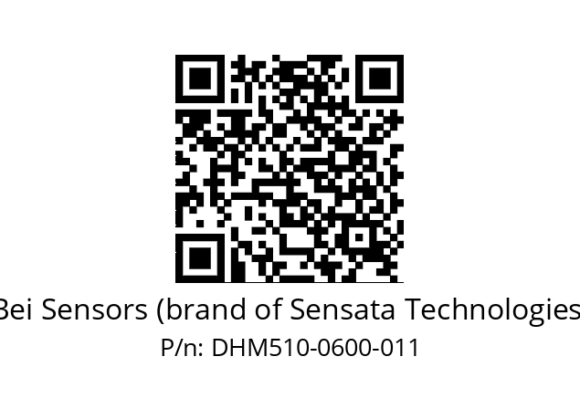  DHM5_10//RG29//00600//G6R// Bei Sensors (brand of Sensata Technologies) DHM510-0600-011