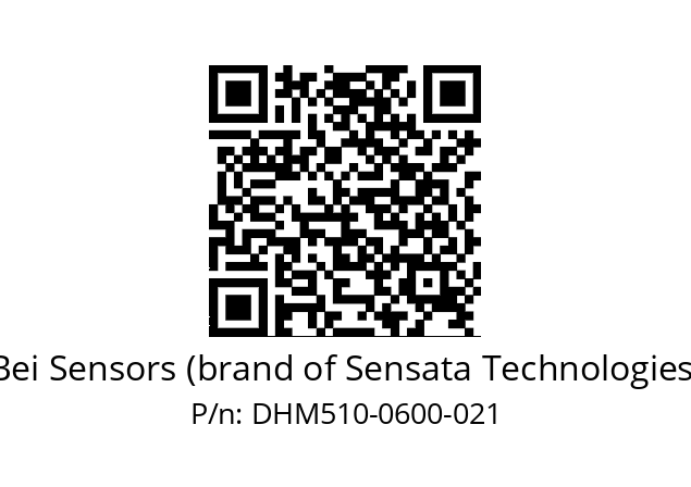  DHM5_10//RG59//00600//G3R008// Bei Sensors (brand of Sensata Technologies) DHM510-0600-021