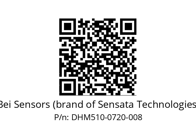  DHM5_10//RG51//00720//G1R// Bei Sensors (brand of Sensata Technologies) DHM510-0720-008