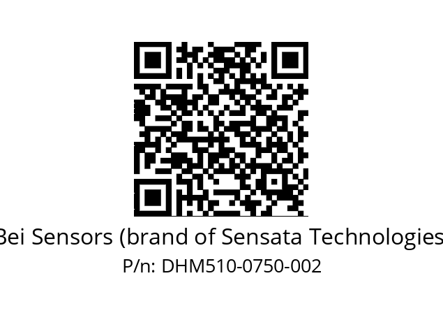  DHM5_10//RG57//00750//G3R020// Bei Sensors (brand of Sensata Technologies) DHM510-0750-002