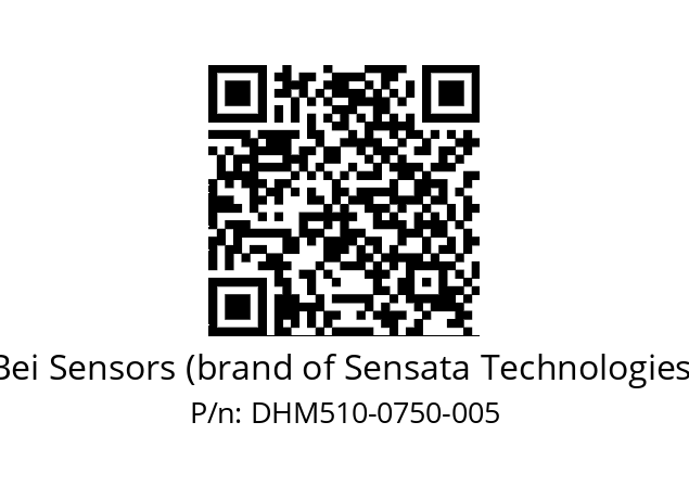  DHM5_10//RG59//00750//G6R// Bei Sensors (brand of Sensata Technologies) DHM510-0750-005