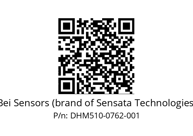  DHM5_10//RG59//00762//G6R//--03-- Bei Sensors (brand of Sensata Technologies) DHM510-0762-001