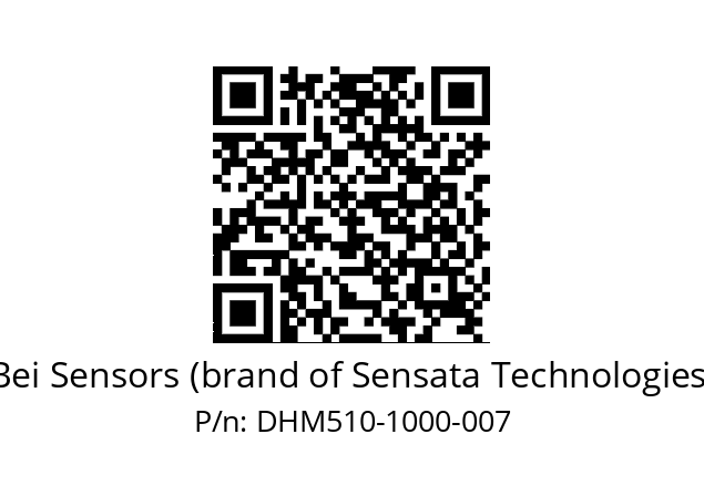  DHM5_10//2G29//01000//G3R020// Bei Sensors (brand of Sensata Technologies) DHM510-1000-007