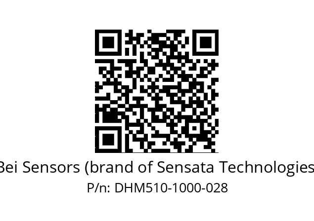  DHM5_10//RG57//01000//G3A030// Bei Sensors (brand of Sensata Technologies) DHM510-1000-028