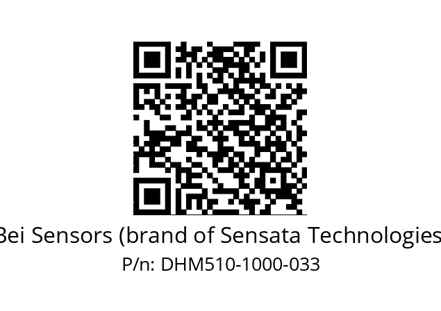  DHM5_10//RG58//01000//G6R// Bei Sensors (brand of Sensata Technologies) DHM510-1000-033