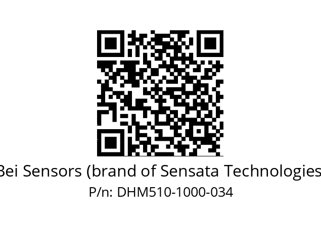  DHM5_10//RG29//01000//G5R// Bei Sensors (brand of Sensata Technologies) DHM510-1000-034