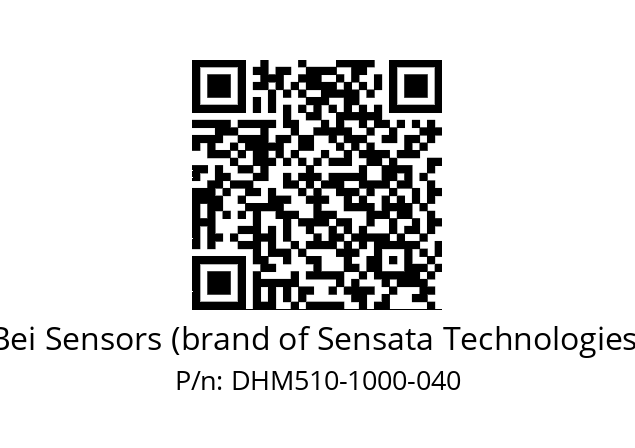  DHM5_10//RG57//01000//G3R020// Bei Sensors (brand of Sensata Technologies) DHM510-1000-040