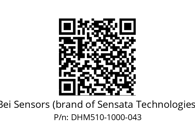  DHM5_10//RG59//01000//GHR// Bei Sensors (brand of Sensata Technologies) DHM510-1000-043