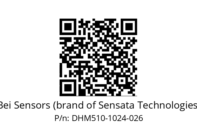  DHM5_10//RG57//01024//G6R//--03-- Bei Sensors (brand of Sensata Technologies) DHM510-1024-026