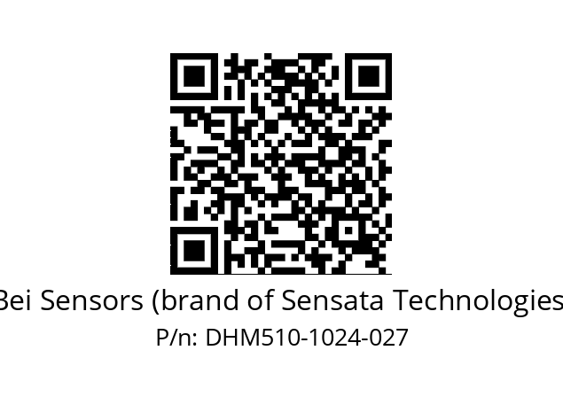  DHM5_10//2G29//01024//G3R100//--30-- Bei Sensors (brand of Sensata Technologies) DHM510-1024-027