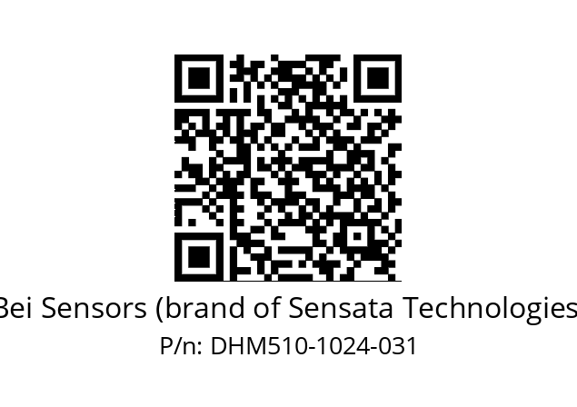  DHM5_10//RG29//01024//G6R//--03-- Bei Sensors (brand of Sensata Technologies) DHM510-1024-031