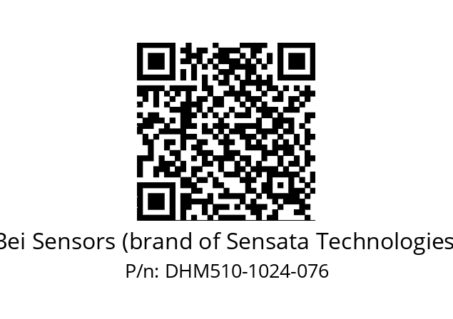  DHM5_10//5GT7//01024//G3R100// Bei Sensors (brand of Sensata Technologies) DHM510-1024-076