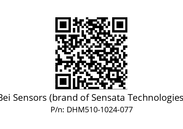  DHM5_10//5GT9//01024//U3R020// Bei Sensors (brand of Sensata Technologies) DHM510-1024-077