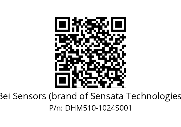  DHM5S10//RG59//01024//G3R005/0B/ Bei Sensors (brand of Sensata Technologies) DHM510-1024S001