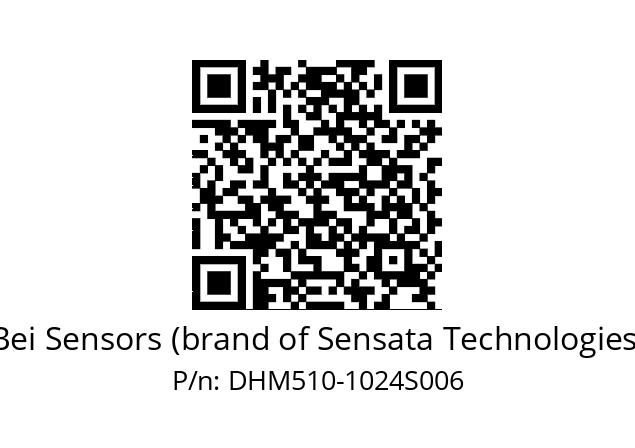  DHM5S10//RG59//01024//G3R020/0B/ Bei Sensors (brand of Sensata Technologies) DHM510-1024S006