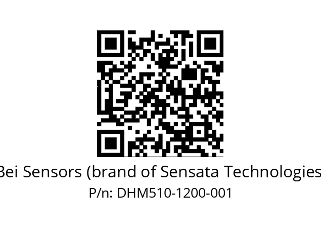  DHM5_10//RG59//01200//G3R020// Bei Sensors (brand of Sensata Technologies) DHM510-1200-001