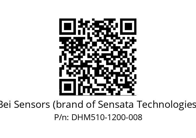  DHM5_10//RG29//01200//G6R// Bei Sensors (brand of Sensata Technologies) DHM510-1200-008