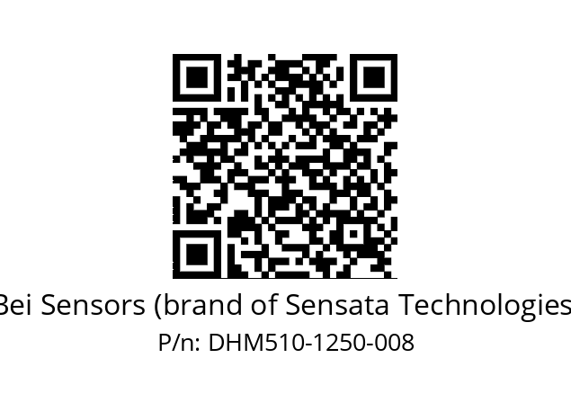  DHM5_10//RG58//01250//GAA//--03-- Bei Sensors (brand of Sensata Technologies) DHM510-1250-008