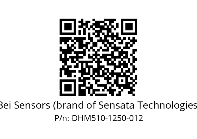  DHM5_10//RG59//01250//G6R//--03-- Bei Sensors (brand of Sensata Technologies) DHM510-1250-012