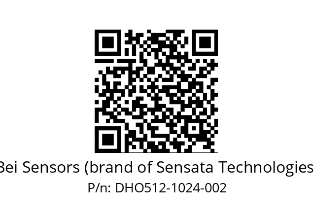  DHO5_12//RG29//01024//G3R050//D0DS-- Bei Sensors (brand of Sensata Technologies) DHO512-1024-002