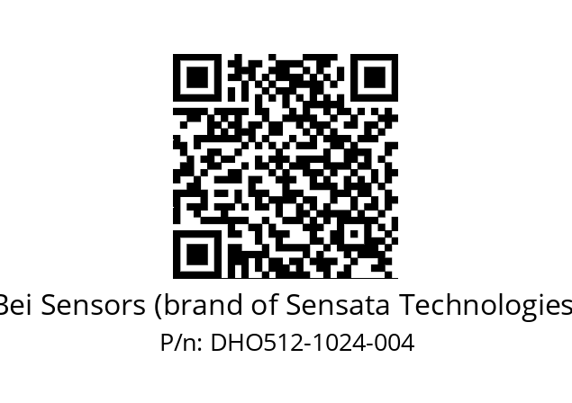  DHO5_12//RG59//01024//G3R020//D0DS-- Bei Sensors (brand of Sensata Technologies) DHO512-1024-004