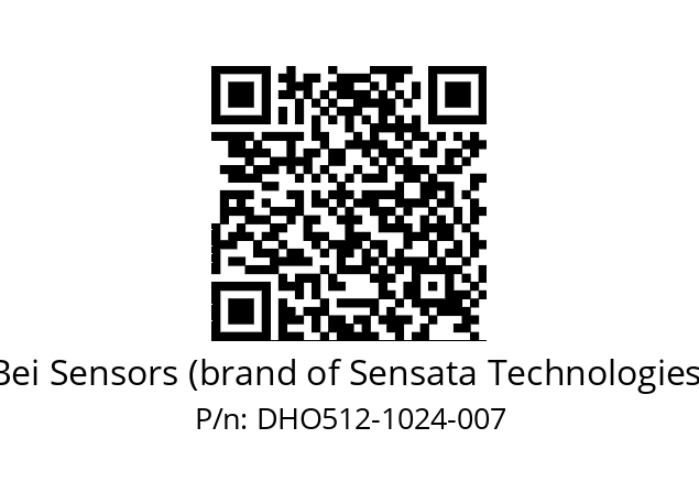  DHO5_12//RG59//01024//G5R//D0---- Bei Sensors (brand of Sensata Technologies) DHO512-1024-007