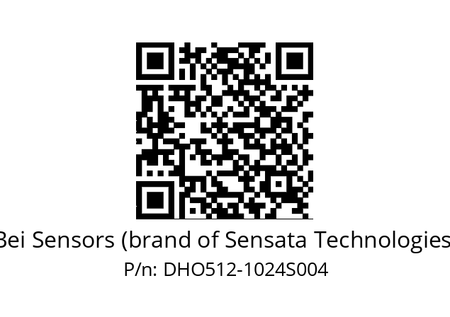  DHO5S12//RG59//01024//GPR070/0E/D0DD-- Bei Sensors (brand of Sensata Technologies) DHO512-1024S004