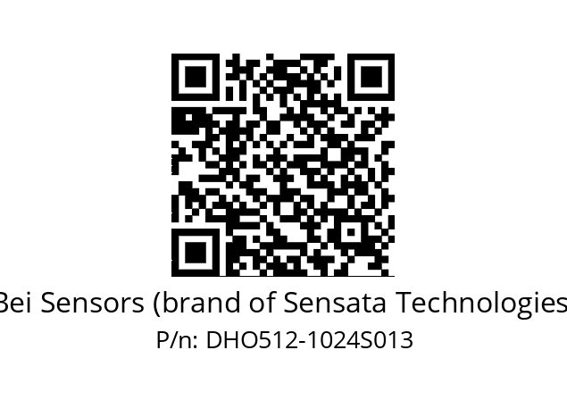  DHO5S12/OM/RG29//01024//G8R//D0DC-- Bei Sensors (brand of Sensata Technologies) DHO512-1024S013