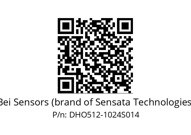  DHO5S12/OM/RG59//01024//G8R//D0DK-- Bei Sensors (brand of Sensata Technologies) DHO512-1024S014