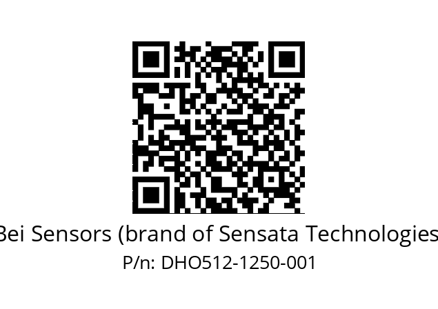  DHO5_12//RG59//01250//G3R020//D0---- Bei Sensors (brand of Sensata Technologies) DHO512-1250-001