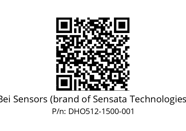  DHO5_12//RG59//01500//G5R//D0---- Bei Sensors (brand of Sensata Technologies) DHO512-1500-001