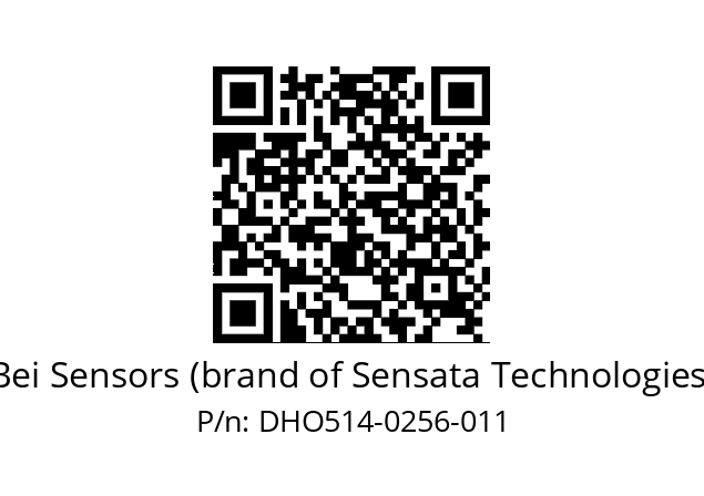  DHO5_14//RG59//00256//G3R020//--DD-- Bei Sensors (brand of Sensata Technologies) DHO514-0256-011