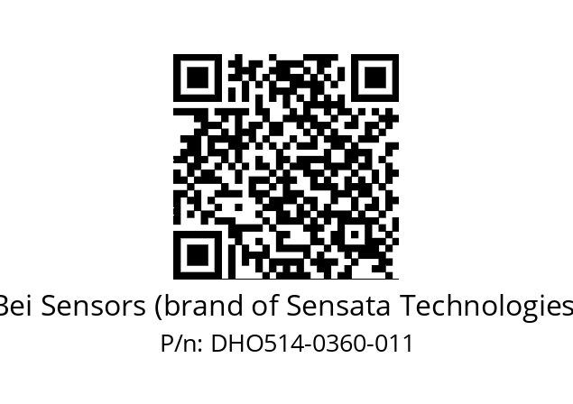  DHO5_14//RG59//00360//G3R050// Bei Sensors (brand of Sensata Technologies) DHO514-0360-011