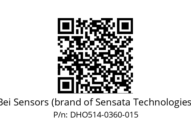  DHO5_14//RP59//00360//G6R// Bei Sensors (brand of Sensata Technologies) DHO514-0360-015