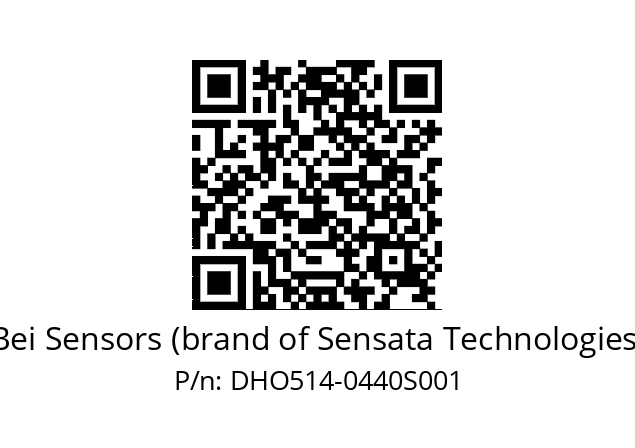  DHO5S14//RG59//00440//G6R// Bei Sensors (brand of Sensata Technologies) DHO514-0440S001